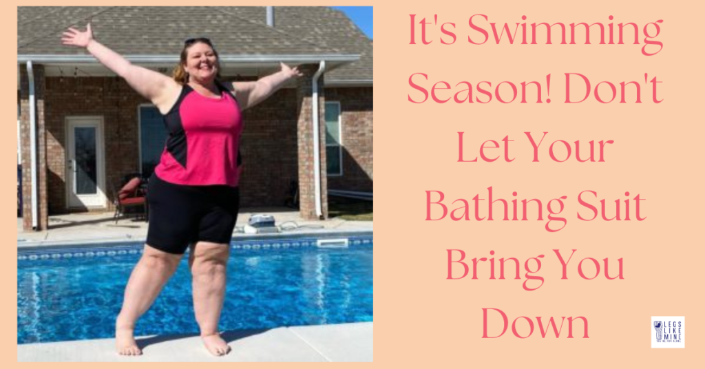 its swimming season. don't let your bathing suit bring you down