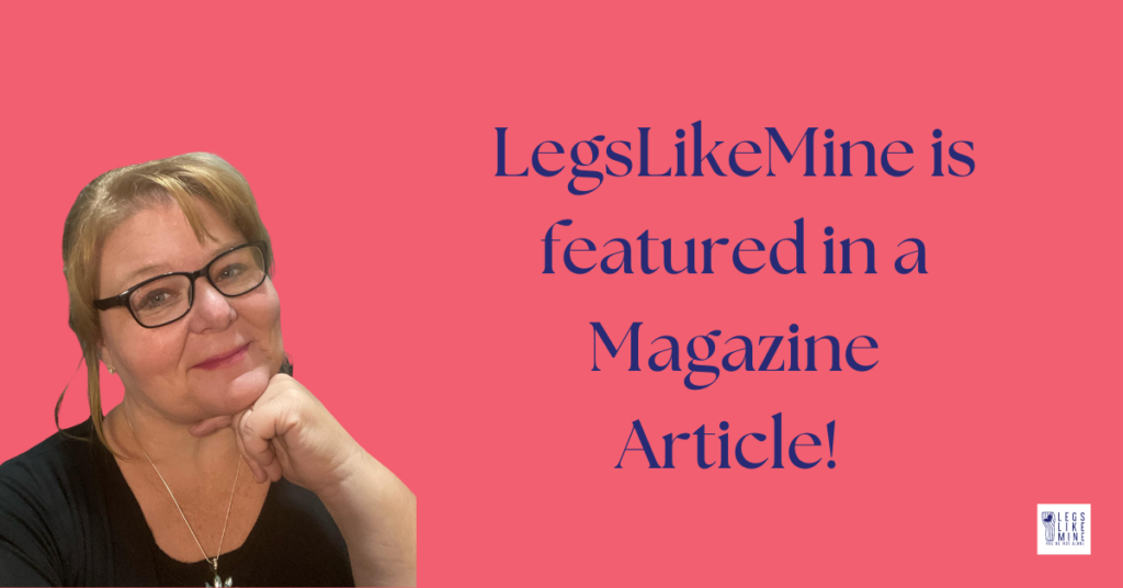 LegsLikeMine is featured in a magazine article!