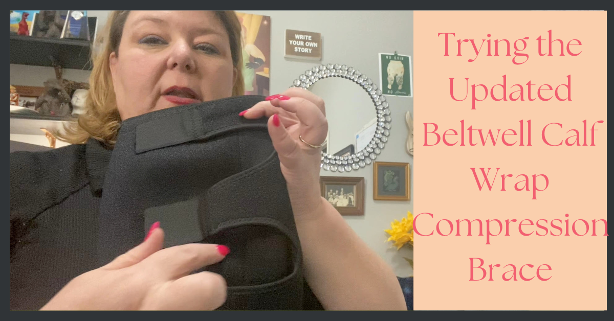 Trying the updated Beltwell Calf Wrap Compression Brace