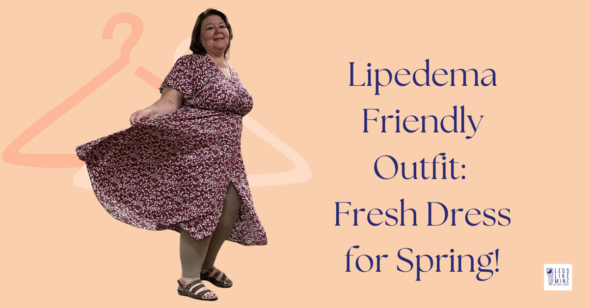 Lipedema friendly outfit: fresh dress for spring!